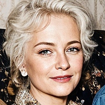 After the upscaler: a glamorous woman half her age